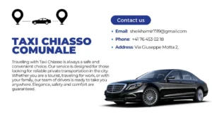 Chiasso to Mendrisio fox town Taxi
